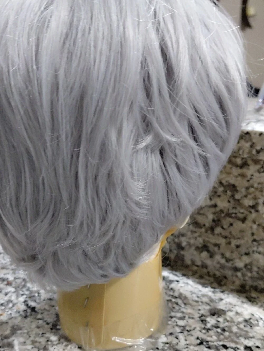 Short Silver Pixie Wig for Women - Unbranded